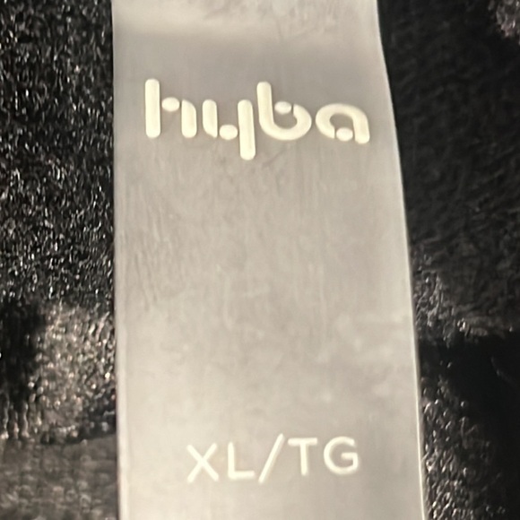 Hyba Women's Leggings XL Charcoal Gray French Terry Legging - Picture 9 of 13